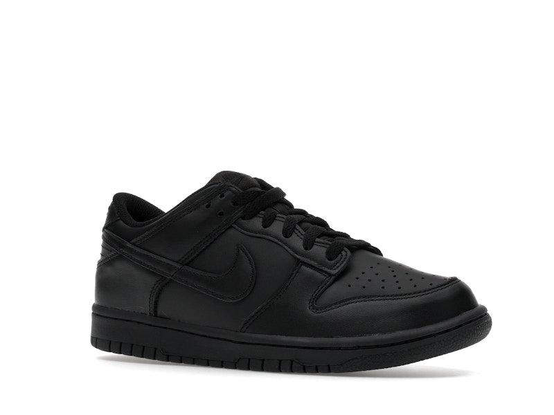 Nike Dunk Low Triple Black (GS) - Black/Black/Black - FB9109-009 - 04