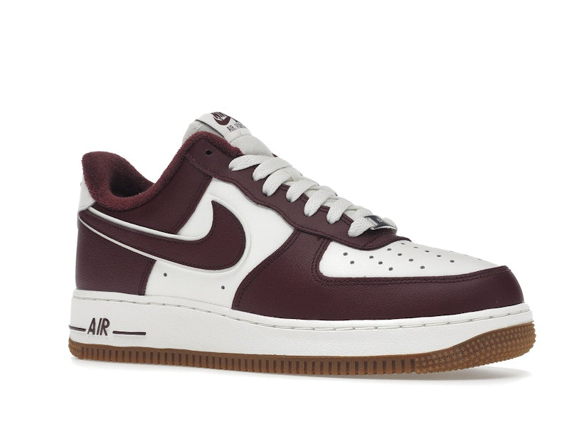 Nike Air Force 1 Low College Pack Night Maroon - Sail/Night Maroon-Gum Medium Brown - DQ7659-102 - 04
