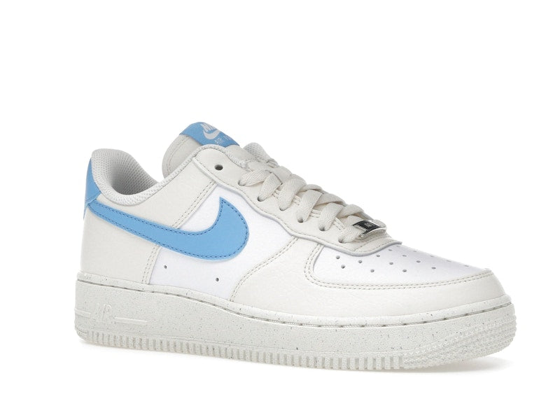 Nike Air Force 1 Low '07 Next Nature Pale Ivory University Blue (Women's), vista a 360 gradi 4 di 36