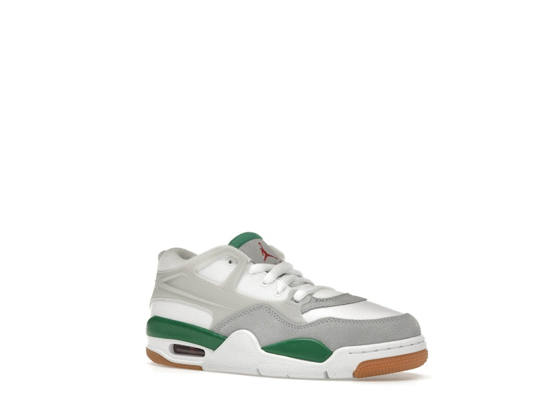 Air Jordan 4 Rm Pine Green (GS) - White/Pine Green/Neutral Grey/Wolf Grey/Varsity Red/Gum Dark Brown - FQ7938-103 - 04