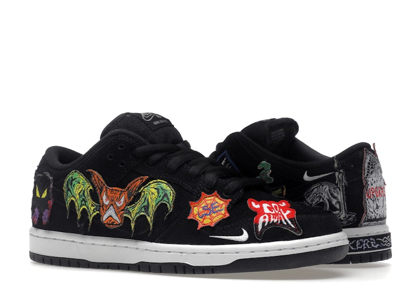Nike Dunk Sb Low Pro Qs Neckface - Black/White-Multi Color - DQ4488-001 - 04
