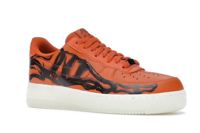 Nike Air Force 1 Low Orange Skeleton Halloween (2020)