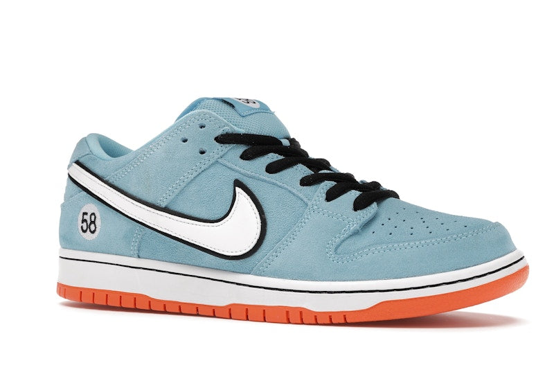 Nike Sb Dunk Low Club 58 Gulf - Blue Chill/Safety Orange-Black-White - BQ6817-401 - 04