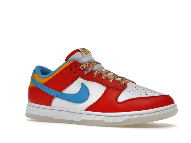 Nike Dunk Low Qs Lebron James Fruity Pebbles - Habanero Red/Laser Blue/White - DH8009-600 - 04