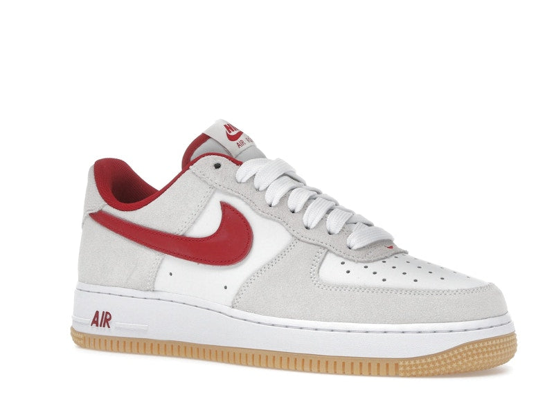 Nike Air Force 1 Low '07 LV8 Summit White Varsity Red Gum