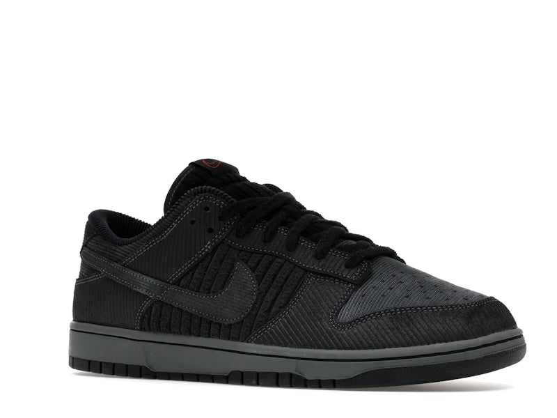 Nike Dunk Low Retro Premium Black Corduroy - Black/Anthracite/Anthracite - IB7746-001 - 04