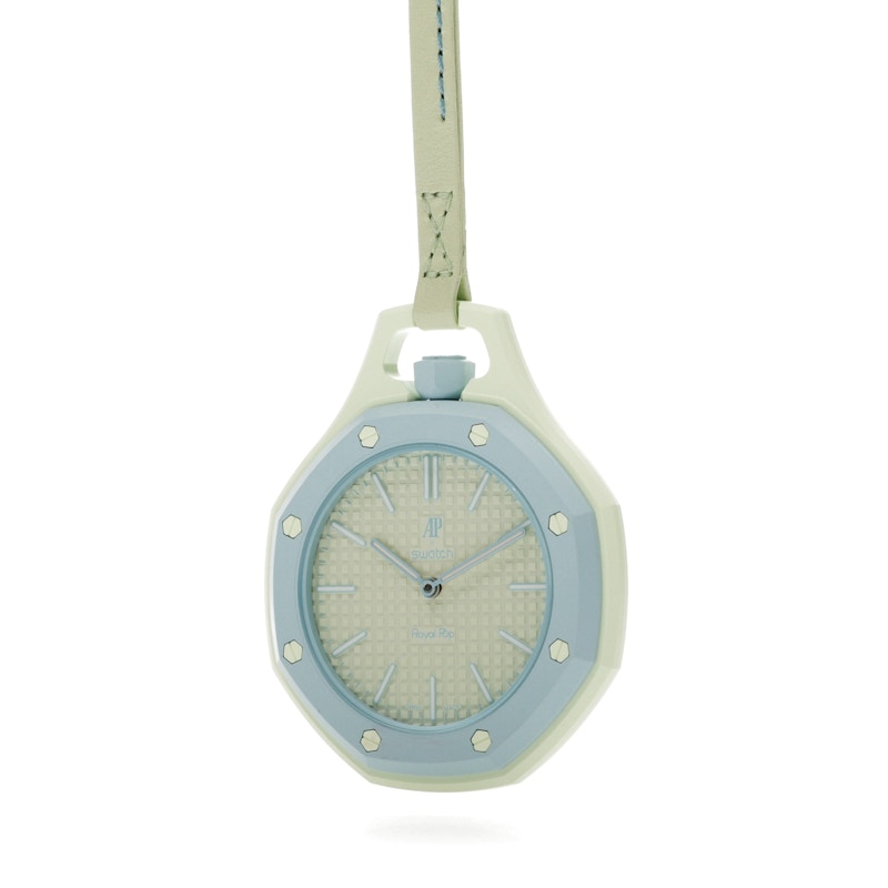 Swatch x Audemars Piguet AP Bioceramic Royal Pop Blaue Acht SSX03L101N, vista a 360 gradi 4 di 36