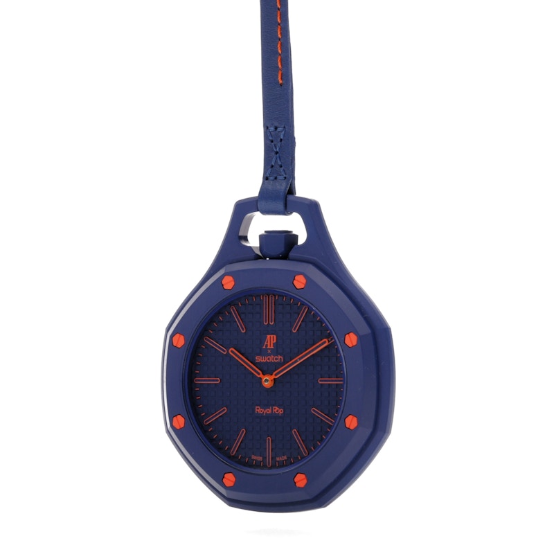 Swatch x Audemars Piguet AP Bioceramic Royal Pop Orenji Hachi SSX03L103N, vista a 360 gradi 4 di 36