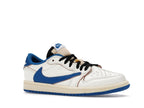 Air Jordan 1 Retro Low OG SP Fragment X Travis Scott Sail Military Blue (PS)