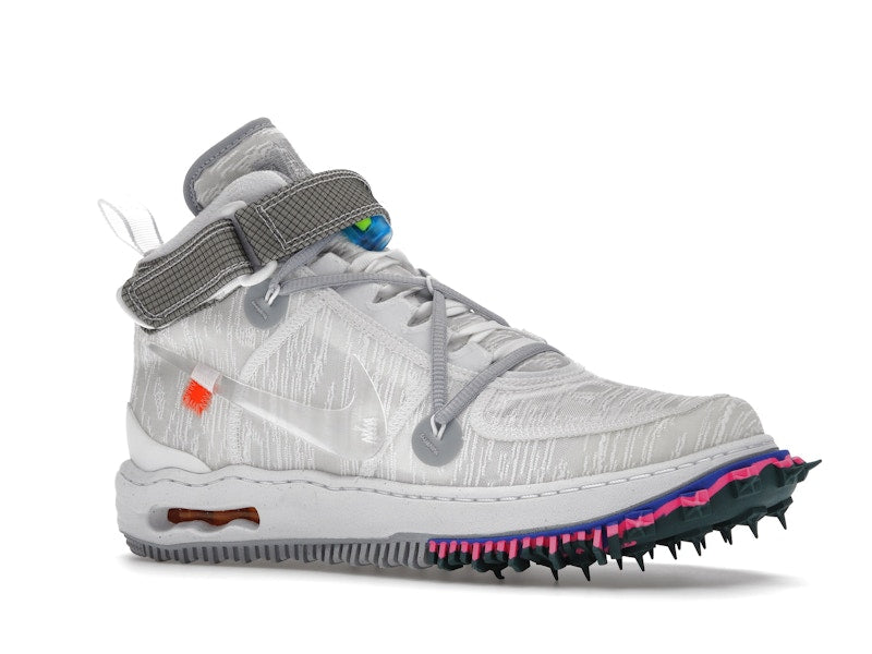 Nike Air Force 1 Mid Off White White - White/Clear White - DO6290-100 - 04
