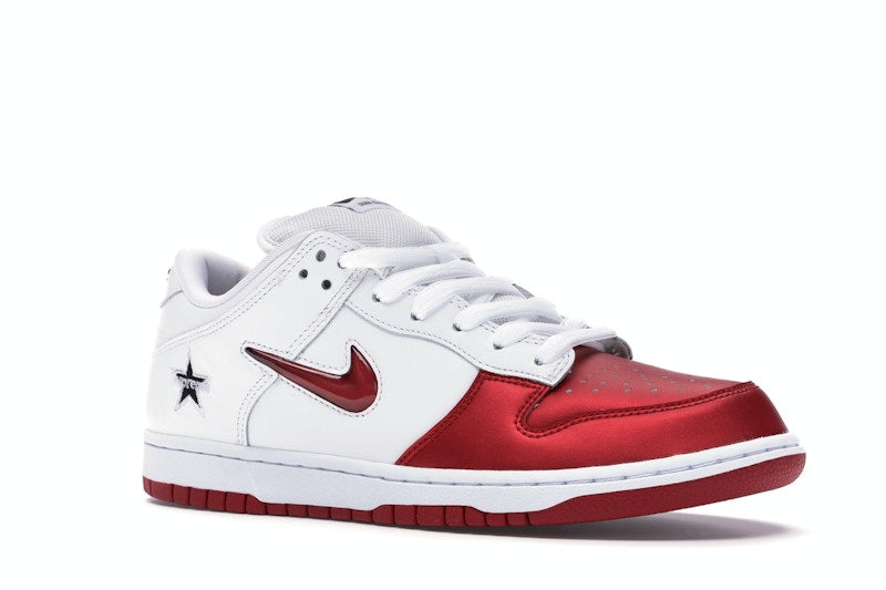 Nike Sb Dunk Low Supreme Jewel Swoosh Red - Varsity Red/Varsity Red-White-Black - CK3480-600 - 04