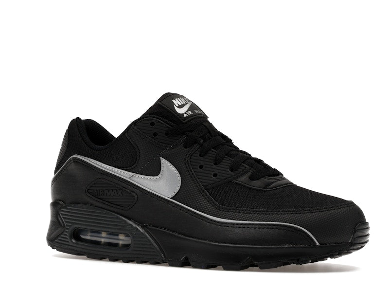 Nike Air Max 90 Premium Black Reflective - Black/Black/Anthracite/Multi-Color - HV4517-002 - 04