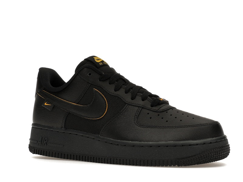 Nike Air Force 1 Low '07 Ballistic Mesh Black University Gold, vista a 360 gradi 4 di 36