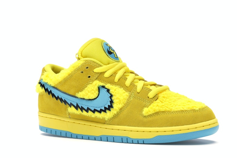 Nike Sb Dunk Low Grateful Dead Bears Yellow - Opti Yellow/Blue Fury - CJ5378-700 - 04
