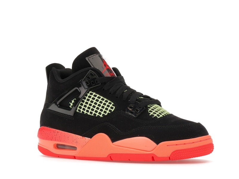 Air Jordan 4 Retro Black Infrared Barely Volt (GS) - Black/Infrared 23/Bright Mango/Barely Volt/White - II1271-001 - 04
