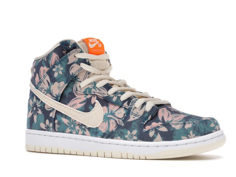 Nike SB Dunk High Hawaii - Sail/Blue-Green Aqua - CZ2232-300 - 04