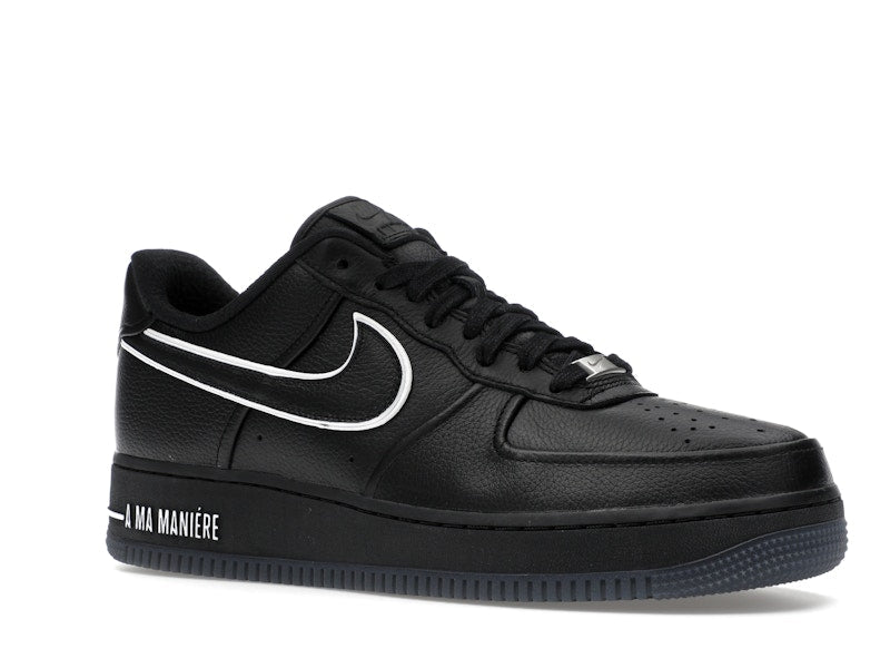 Nike Air Force 1 Low A Ma Maniere Hand Wash Cold Womens - Black/White/Black/Black - HF4084-001 - 04