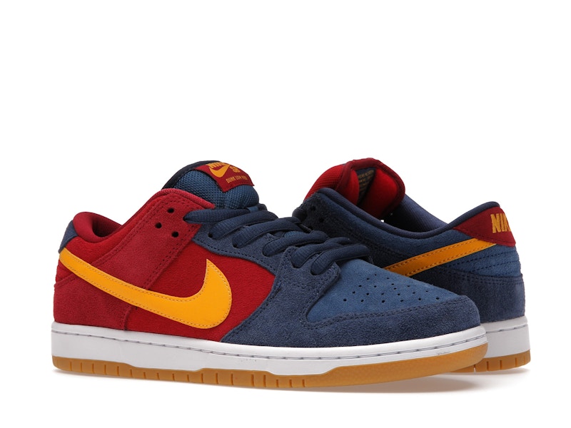 Nike Sb Dunk Low Barcelona - Maroon/Navy-Gold - DJ0606-400 - 04