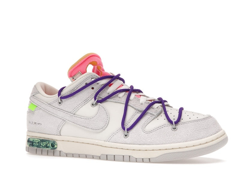 Nike Dunk Low Off White Lot 15, vista a 360 gradi 4 di 36