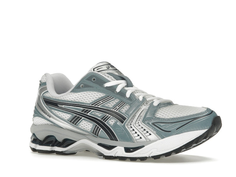 Asics Gel-Kayano 14 White Fjord Grey, vista a 360 gradi 4 di 36
