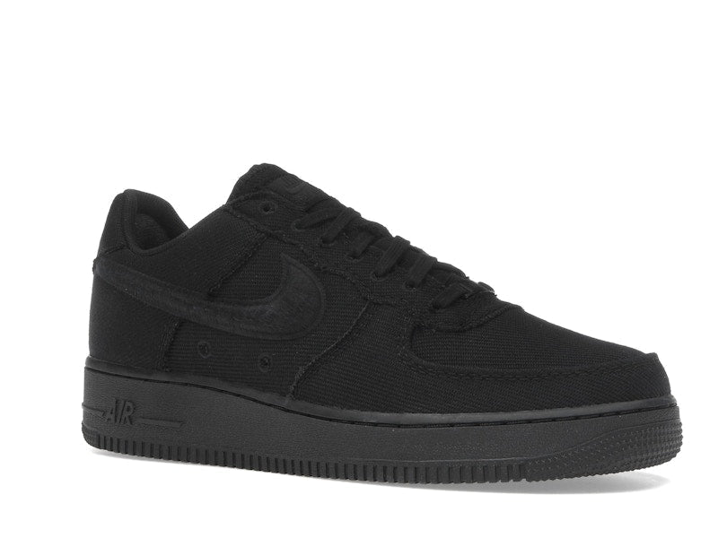 Nike Air Force 1 Low Triple Black Canvas, vista a 360 gradi 4 di 36