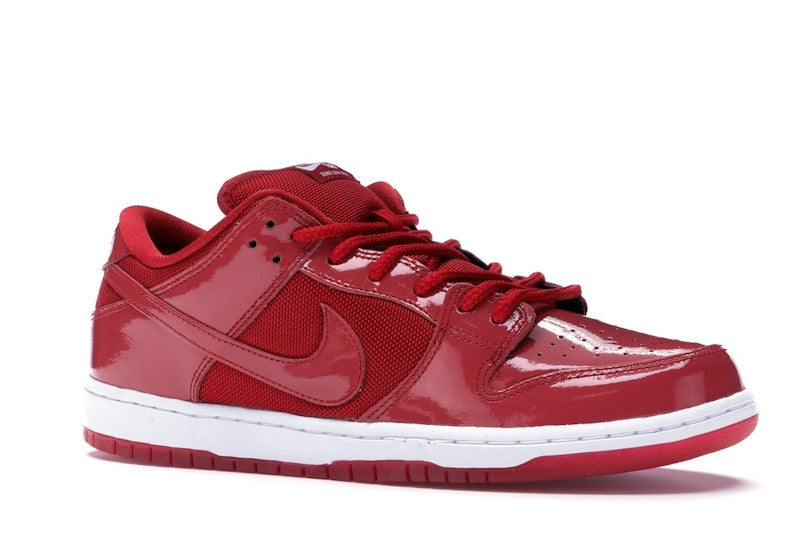 Nike Dunk Sb Low Red Patent Leather - Varsity Red/White-Varsity Red - 304292-616 - 04
