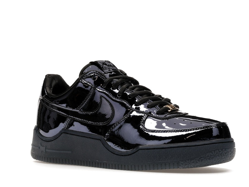 Nike Air Force 1 Low Lebron James Black Patent - Black/Black/Metallic Gold - IO6129-001 - 04