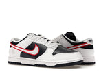 Nike Dunk Low Houston Comets Four Peat Womens - White/Obsidian/Wolf Grey/University Red - DZ2780-100 - 04