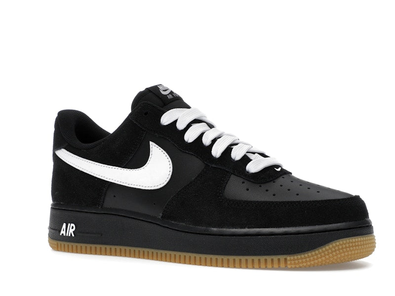 Nike Air Force 1 Low '07 LV8 Black Gum Light Brown White, vista a 360 gradi 4 di 36