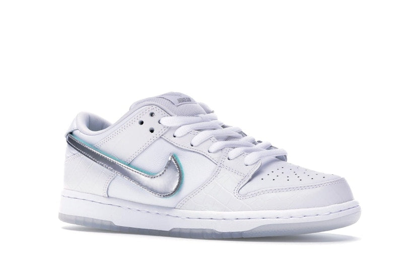 Nike SB Dunk Low Diamond Supply Co. White Diamond, vista a 360 gradi 4 di 36