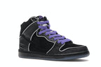 Nike SB Dunk High Black Purple Box