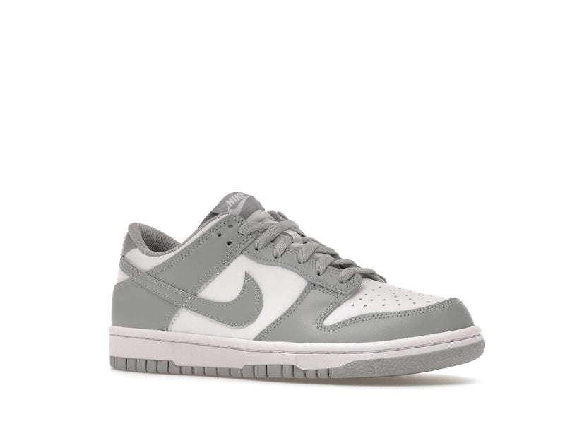 Nike Dunk Low White Light Smoke Grey (GS), vista a 360 gradi 4 di 36