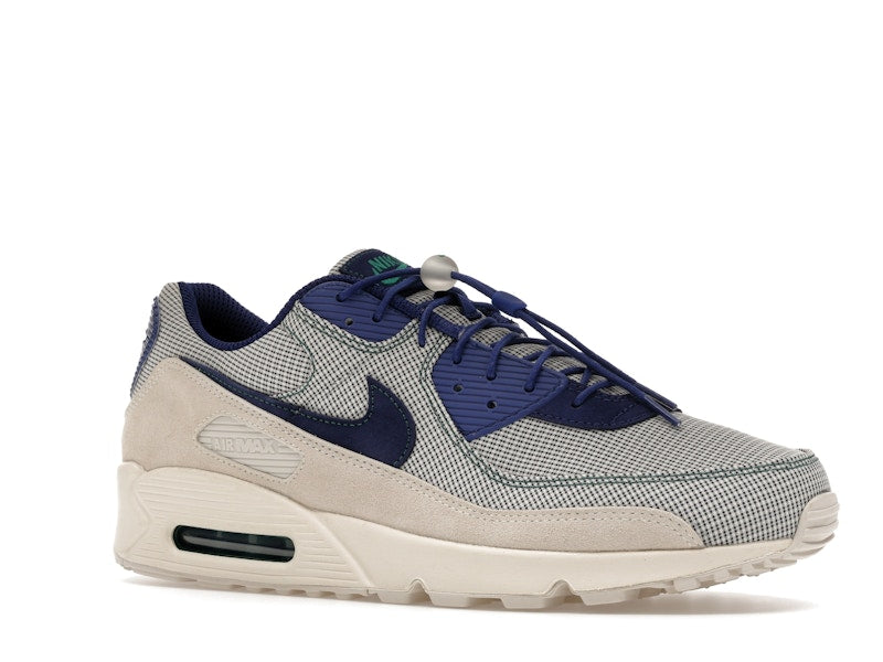 Nike Air Max 90 Coconut Milk Deep Royal Blue, vista a 360 gradi 4 di 36