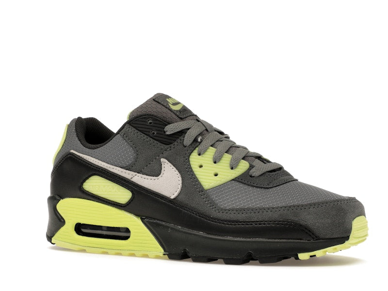 Nike Air Max 90 Smoke Grey Light Lemon Twist, vista a 360 gradi 4 di 36