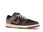 Nike Dunk Low Tweed Midnight Navy Corduroy - Midnight Navy/Ale Brown/Pale Ivory - FQ8746-410 - 04