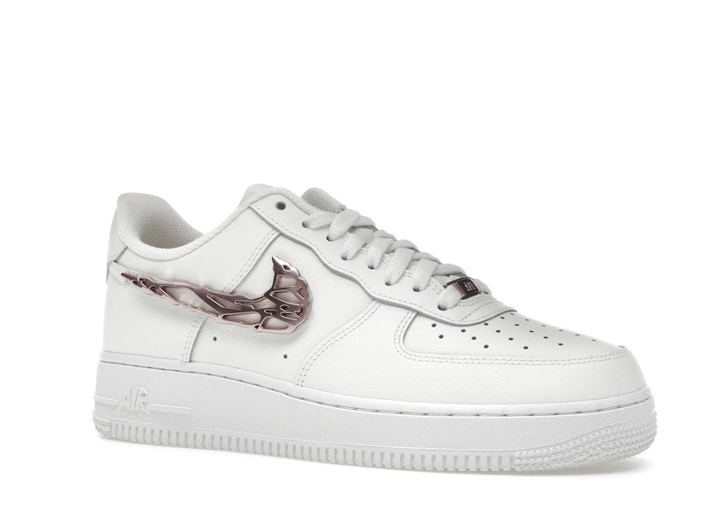 Nike Air Force 1 Low Liquid Metal Swoosh Metallic Rose Gold (Women's)