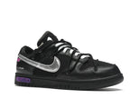 Nike Dunk Low Off White Lot 50 - Black/Metallic Silver-Black - DM1602-001 - 04