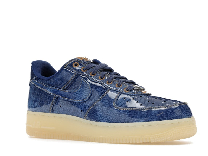 Nike Air Force 1 Low Patent Denim - Coastal Blue/Natural/Flax/Coastal Blue - IM5757-400 - 04