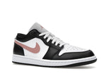 Air Jordan 1 Low Black Rust Pink