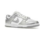 Nike Dunk Low Metallic Silver Womens - White/Metallic Silver/Blue Joy - FV1311-100 - 04