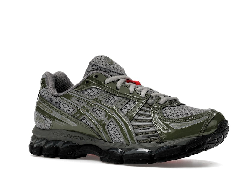Asics Gel Kayano 121 Up There - Olive Green/Grey/Red - 1203A869-021 - 04