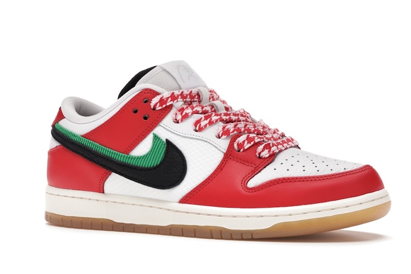 Nike SB Dunk Low Frame Skate Habibi - White/Black-Green-Red-Gum - CT2550-600 - 04