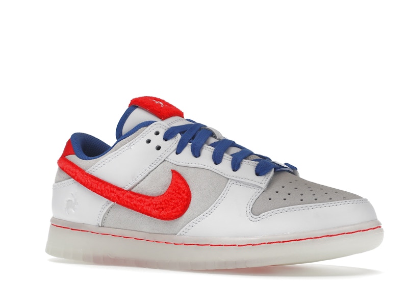 Nike Dunk Low Retro Prm Year Of The Rabbit White Crimson Varsity Royal - White/Crimson-Varsity Royal - FD4203-161 - 04