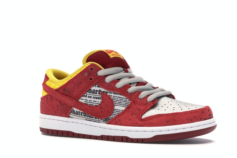 Nike Dunk Sb Low Rukus Crawfish - Action Red/Metallic Silver-Tour Yellow - nike-dunk-sb-low-rukus-crawfish - 04