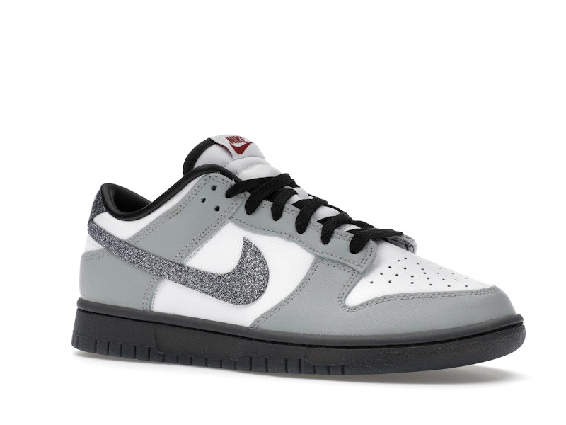 Nike Dunk Low LX Glitter Swoosh White Light Smoke Grey (Women's)
