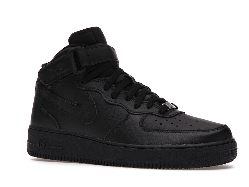 Nike Air Force 1 Mid 07 Triple Black 2021 - Black/Black - 315123-001/CW2289-001 - 04