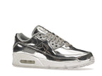 Nike Air Max 90 Metallic Silver 2020 (W) - Metallic Silver/Metallic Silver-White - CQ6639-001 - 04