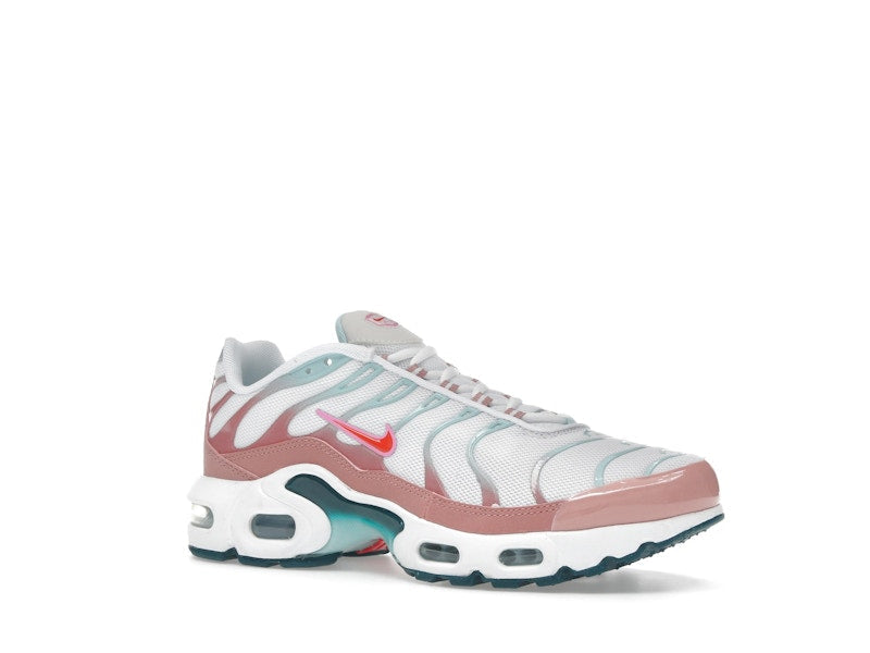 Nike Air Max Plus White Red Stardust Jade Ice Siren Red (GS), vista a 360 gradi 4 di 36