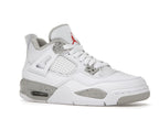 Air Jordan 4 Retro White Oreo 2021 (GS) - White/Tech Grey-Black-Fire Red - DJ4699-100 - 04