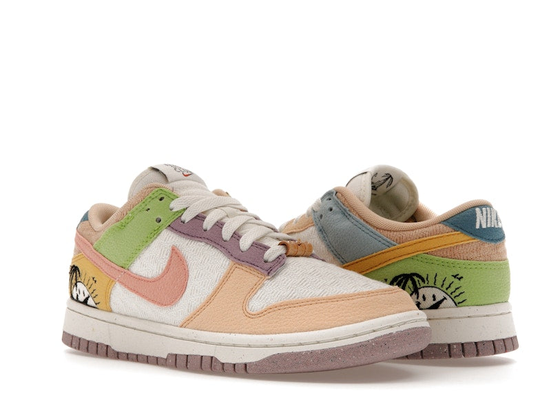 Nike Dunk Low Retro Sun Club Multi (W) - Sail/Sanded Gold-Light Madder Root - DQ0265-100 - 05